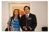 王云与著名画家、中国现代工笔画院长王天胜应邀赴韩国首尔参展时合影