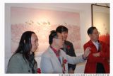 中国书画报社长何东参观王云在天津举办的个展